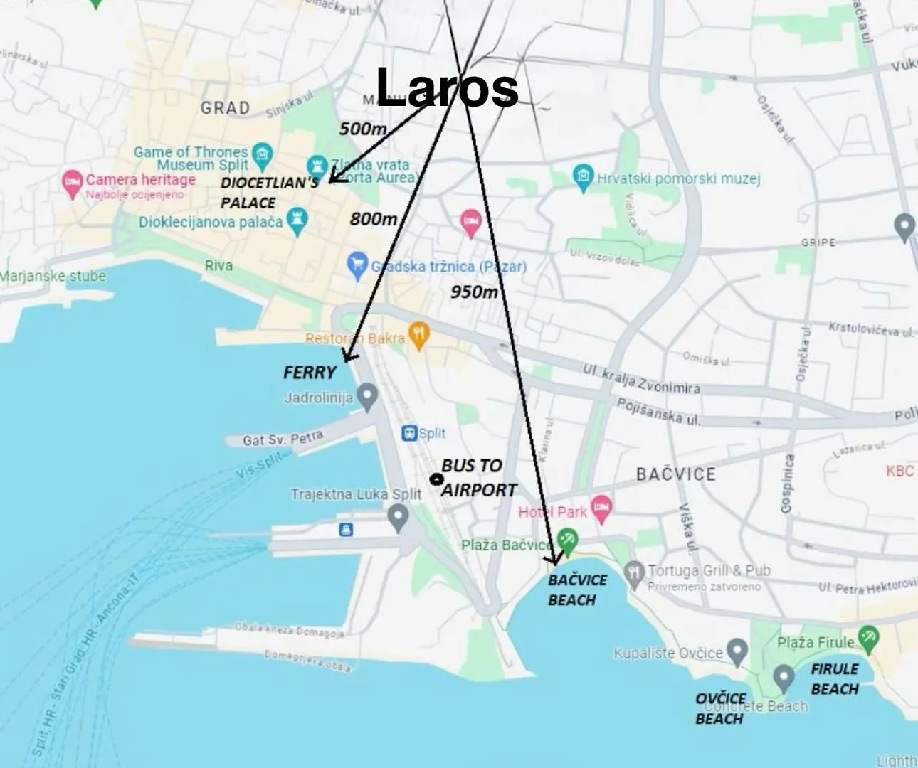 Apartman Laros Split Appartement